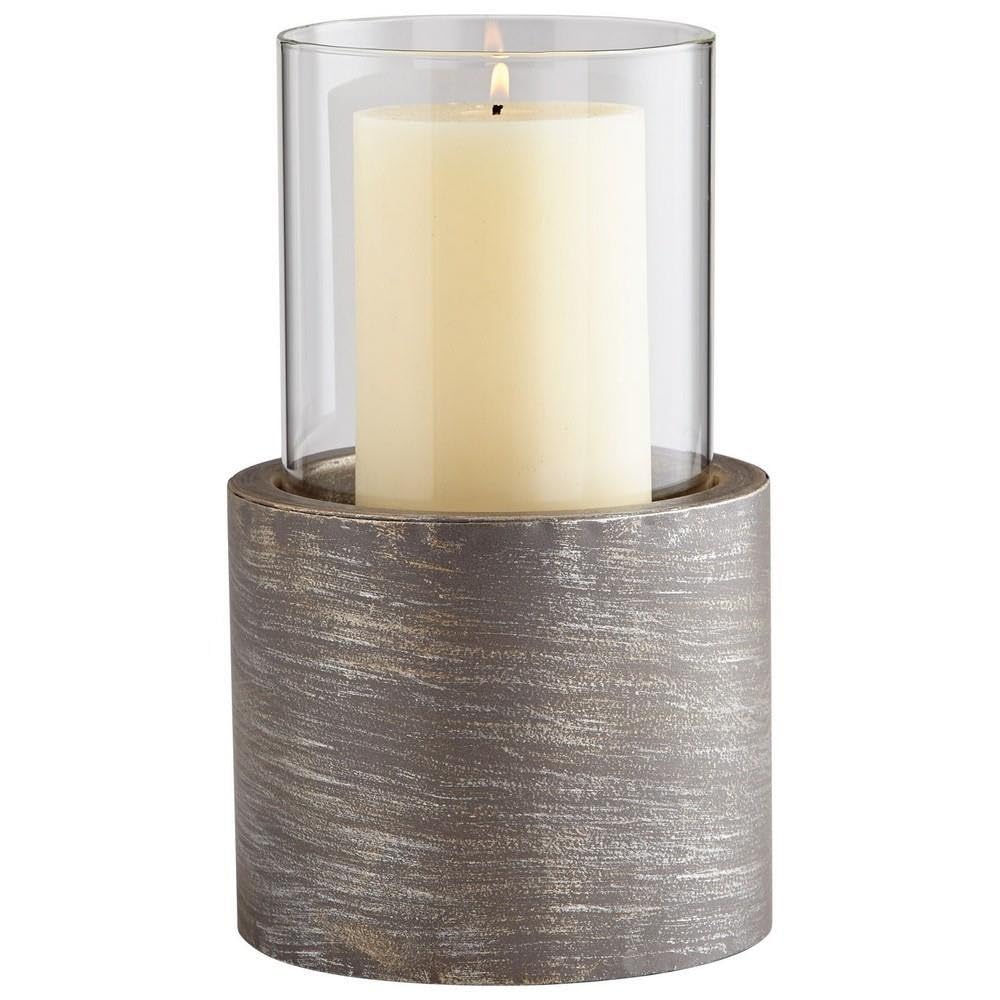 Cyan Design 07254 Valerian Small Candle Holder - Elegant Home Decor for Tabletop, Mantel & Wedding Centerpieces