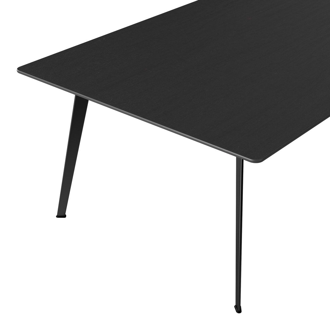 Modern Rectangular JW Dining Table - Solid Wood Kitchen Table for 6-8 People - Perfect for Family Dinners & Entertaining Guests