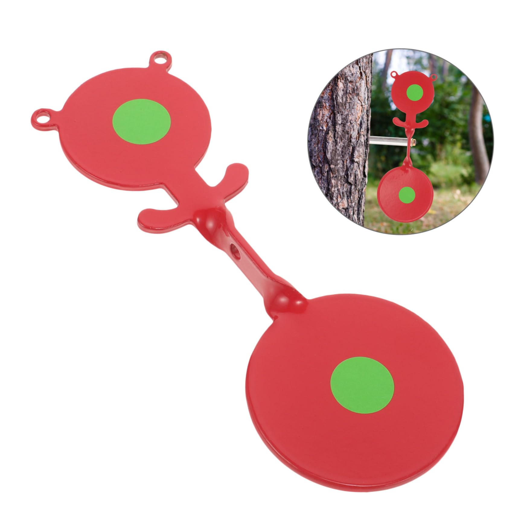 Premium Red Iron Outdoor Game Toy - Fun Plaything for Backyard, Picnic & Camping Activities