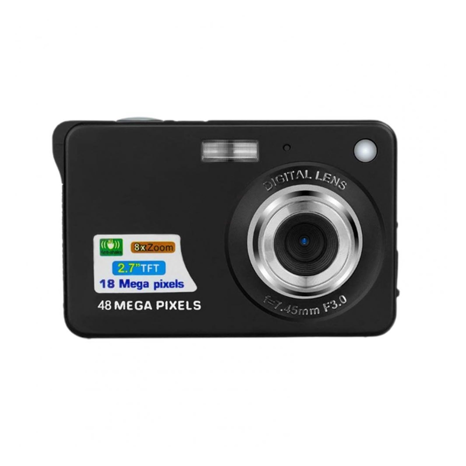 **MZZYG 48MP Digital Video Camera with Autofocus - Large Screen Vlogging Camcorder for Photography, YouTube & Travel (Black) - Perfect for Kids, Adults & Content Creators**