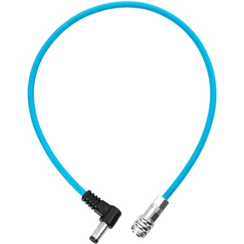 Kondor Blue DC Male 5.5 x 2.5mm Power Adapter Cable for Blackmagic BMPCC 6K/4K Camera - 14 Inch (Blue) - Perfect for On-the-Go Filmmaking & Professional Video Production