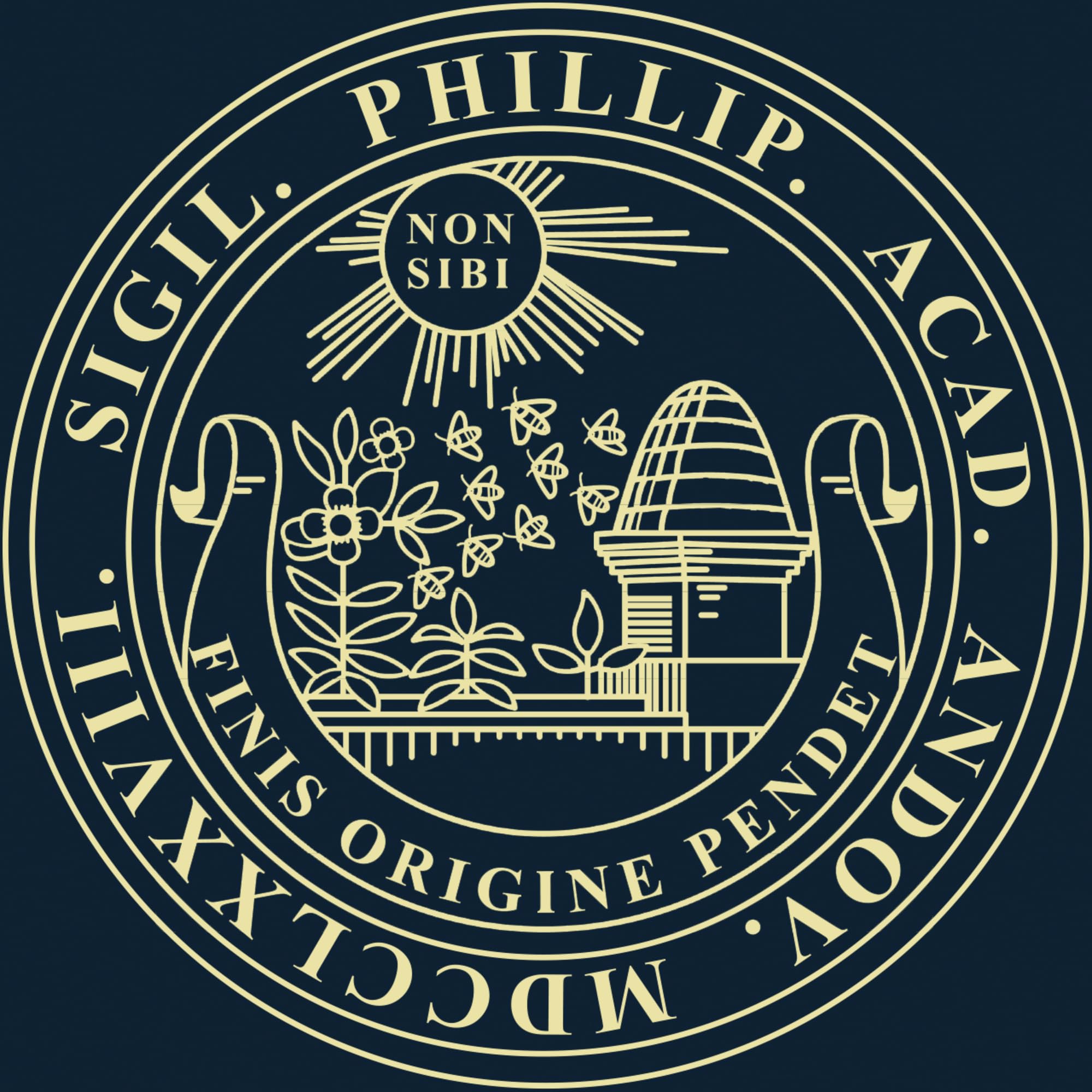 Phillips Academy Andover 8x6 Inch Diploma Frame - Gold Embossed Tassel & Cord Display for High School Graduation - Black Wood Frame with Navy & Gold Mat - Perfect for Wall Display & Graduation Gifts
