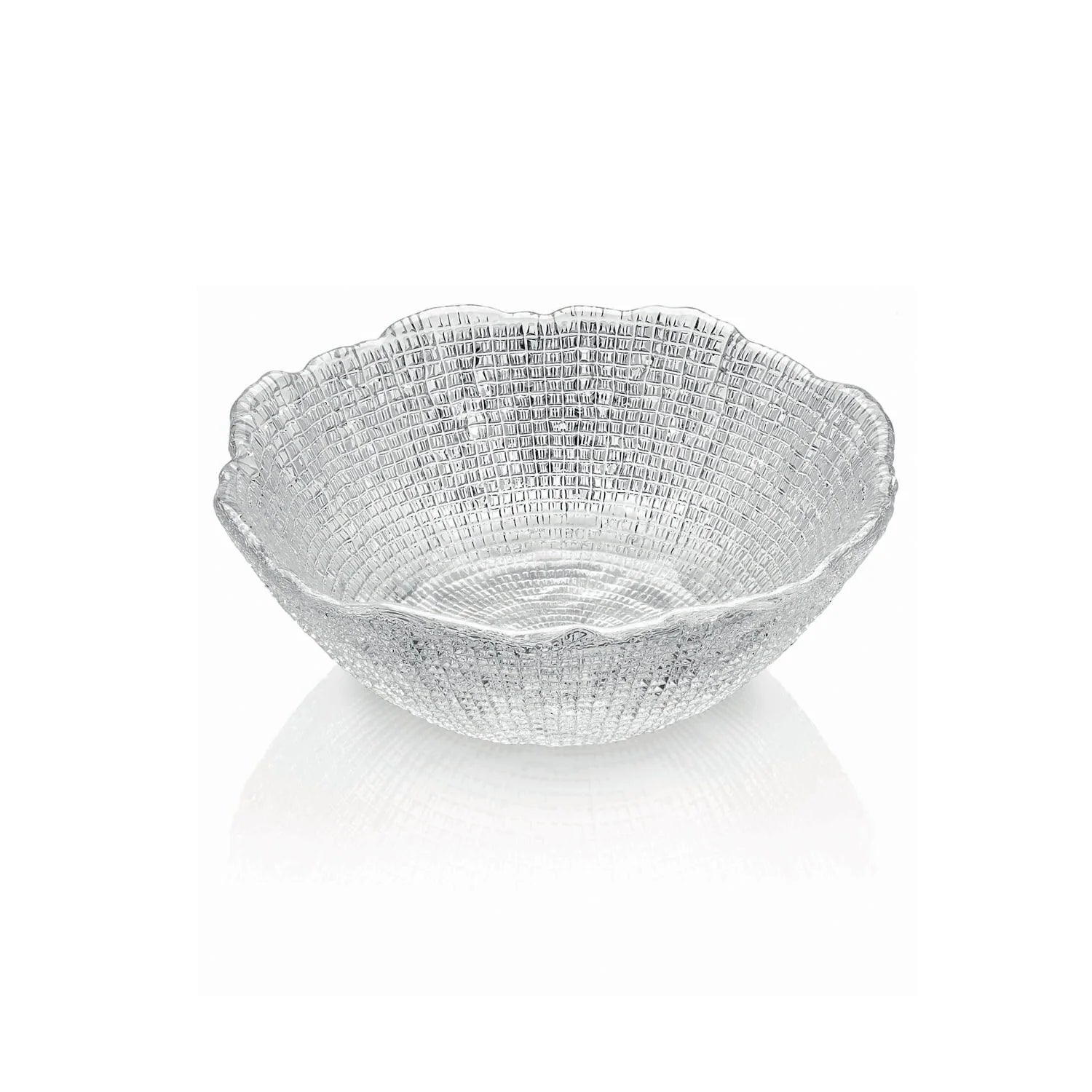 Elegant 8-Inch Diamond Pattern Salad Bowl - Perfect for Dinner Parties, Family Gatherings & Holiday Meals