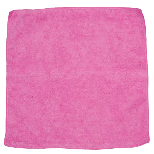 KR Strikeforce Economy Microfiber Towel - Super Absorbent, Quick-Drying, Lint-Free (Pink) - Perfect for Gym, Sports, Car Detailing & Household Cleaning