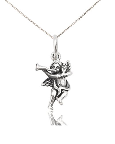 Cupid Cherub 2-Sterling-silver-Chain