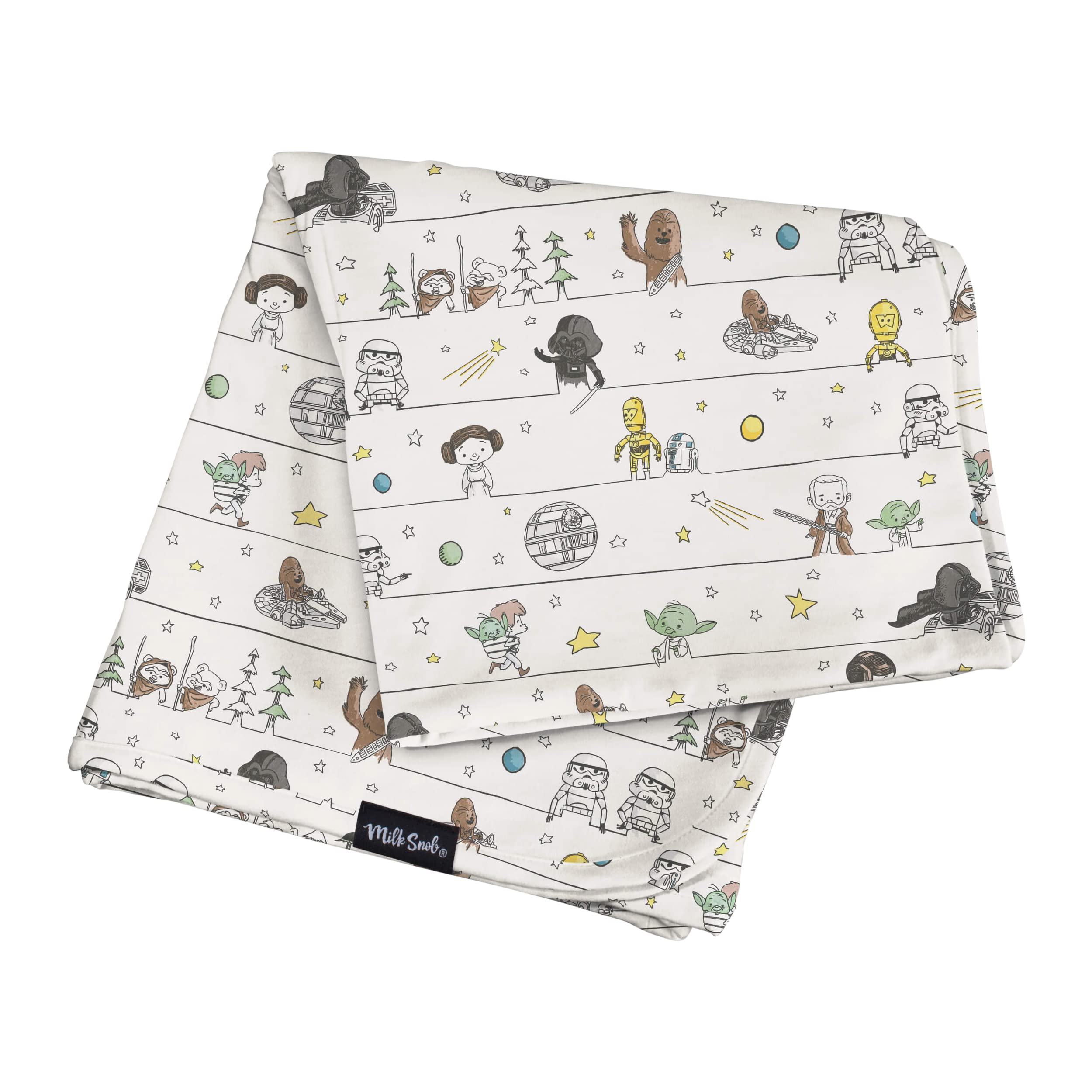 Star Wars Baby Blanket - Super Soft Weighted Dual Layer Swaddle & Security Blanket for Newborns & Toddlers | Premium Rayon Blend 35