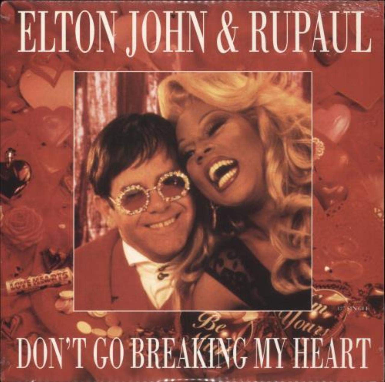 Don't Go Breakin' My Heart Vinyl Record - Classic Love Song Album for Romantic Evenings & Music Collectors