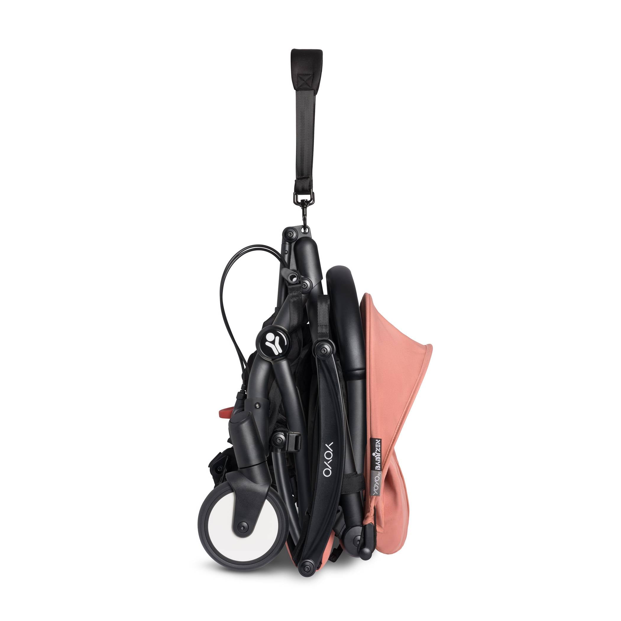 BabyZen YOYO Connect Stroller Frame - Lightweight & Compact Black Travel Stroller for Airports, City Walks & Everyday Use