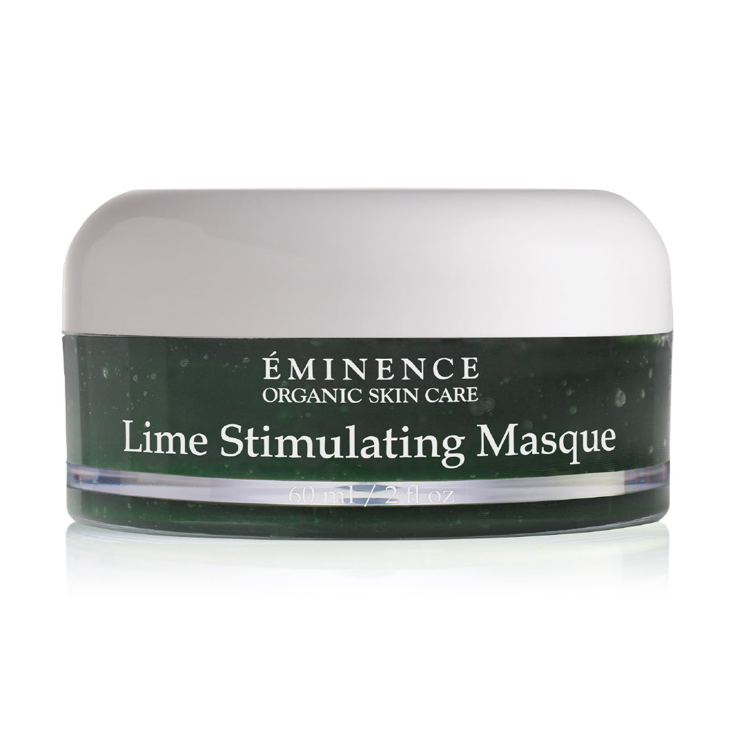 Eminence Organics Lime Stimulating Masque - Brightening & Exfoliating Face Mask for Glowing Skin | Perfect for Spa Nights & Skincare Routines