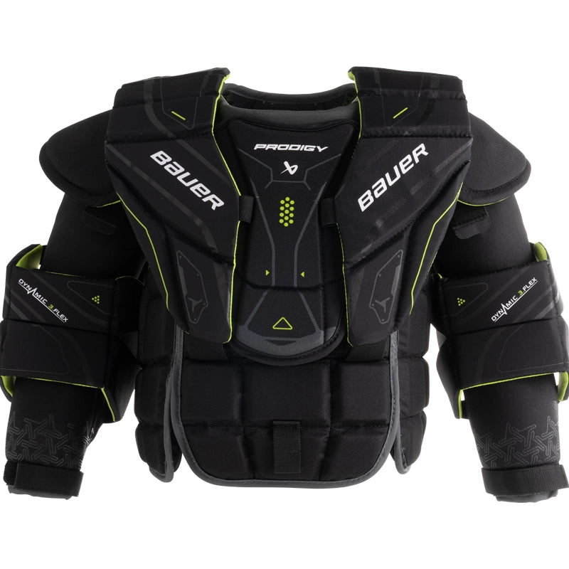 Bauer Prodigy Youth Hockey Goalie Chest Protector - Lightweight Protective Gear for Ice Hockey Goaltenders - Perfect for Youth Training & Games