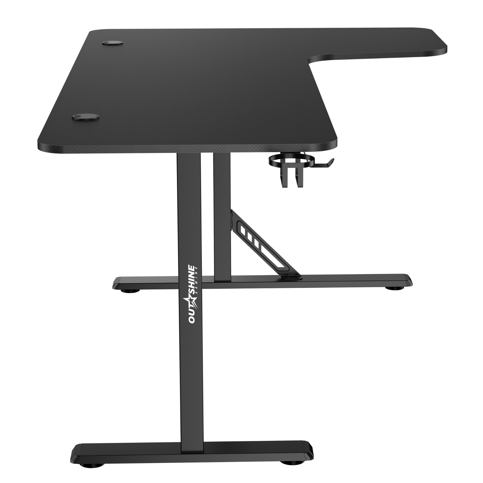 Citadel Gaming Desk V2 - 160cm Wide L-Shaped Computer Desk for PC Gamers | Ergonomic Home Office Setup with Cable Management | Perfect for Streaming & Esports