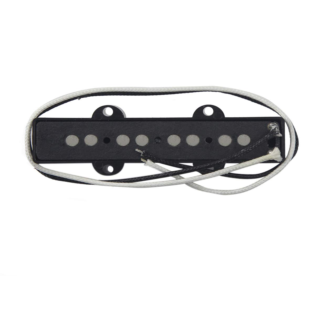 FLEOR Alnico 5 J Bass Pickups for 4 String Jazz Bass Guitar - Premium Neck Pickup Replacement Part - Perfect for Studio Recording & Live Performances