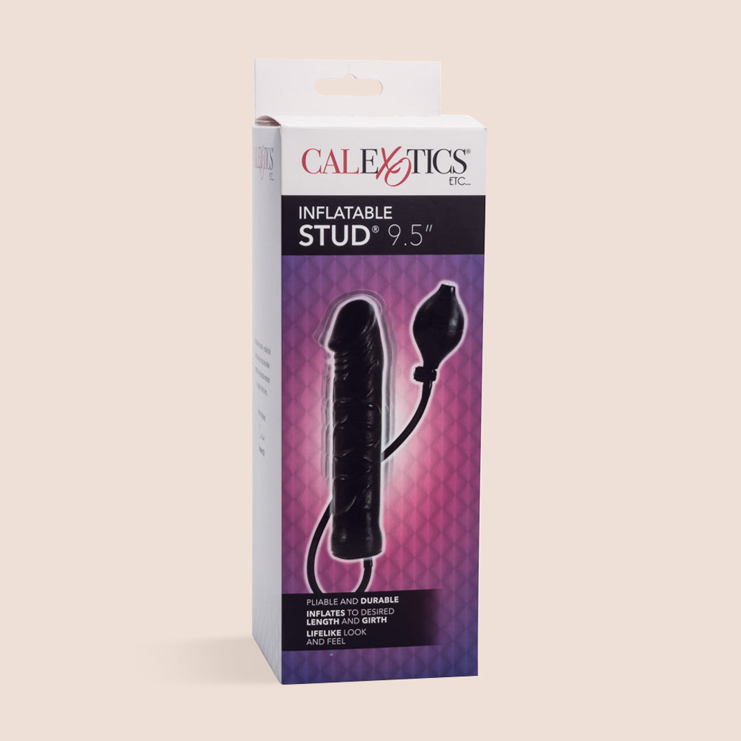 Inflatable Stud™ - 9.5 Inch Realistic Inflatable Dildo for Couples & Solo Play - Waterproof & Adjustable Adult Toy for Enhanced Pleasure & Spice Up Your Sex Life