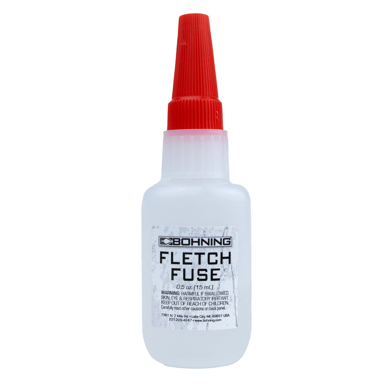 Bohning Fletch Fuse Instant Glue - 1/2 oz Fast Drying Adhesive for Archery, DIY Crafts & Repairs - Perfect for Fletching Arrows and Quick Fixes