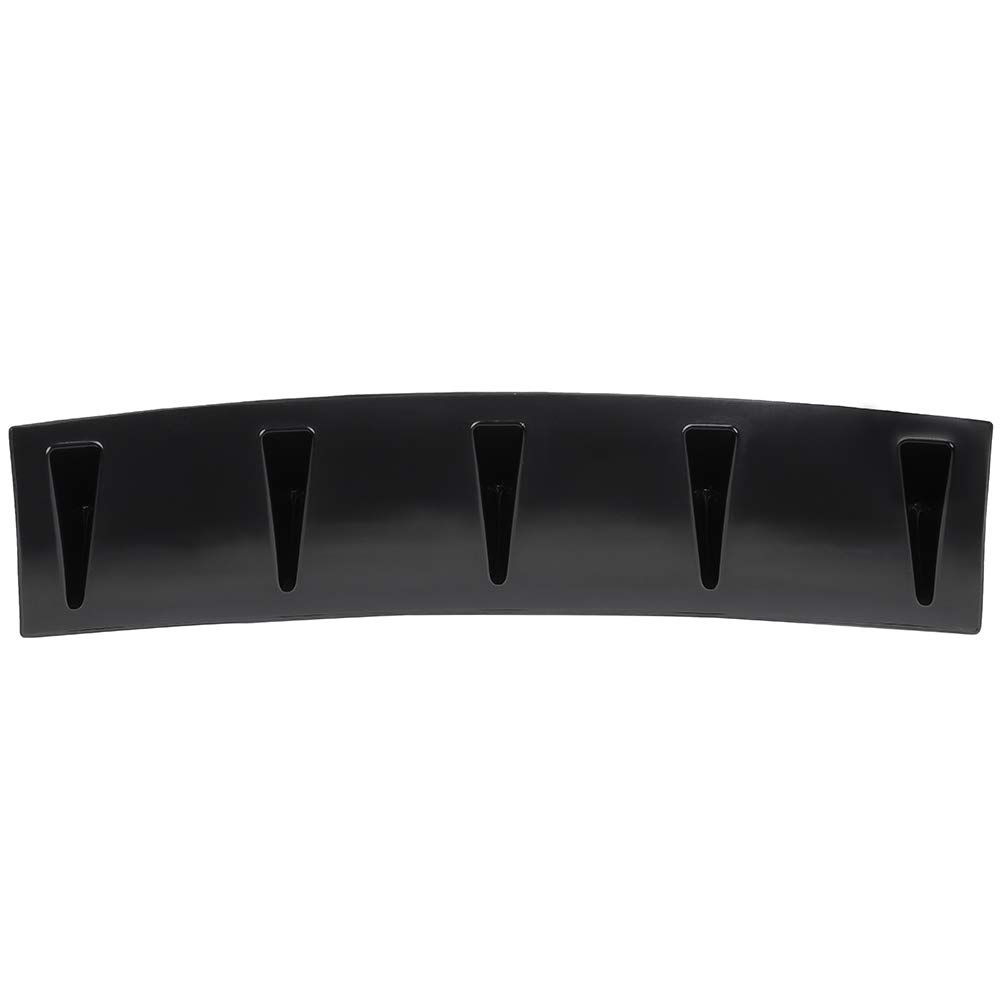 SCITOO Black PP Front Bumper Lip Spoiler Splitter - Universal Fit for Most Cars - Enhance Style & Aerodynamics for Street Racing & Car Shows