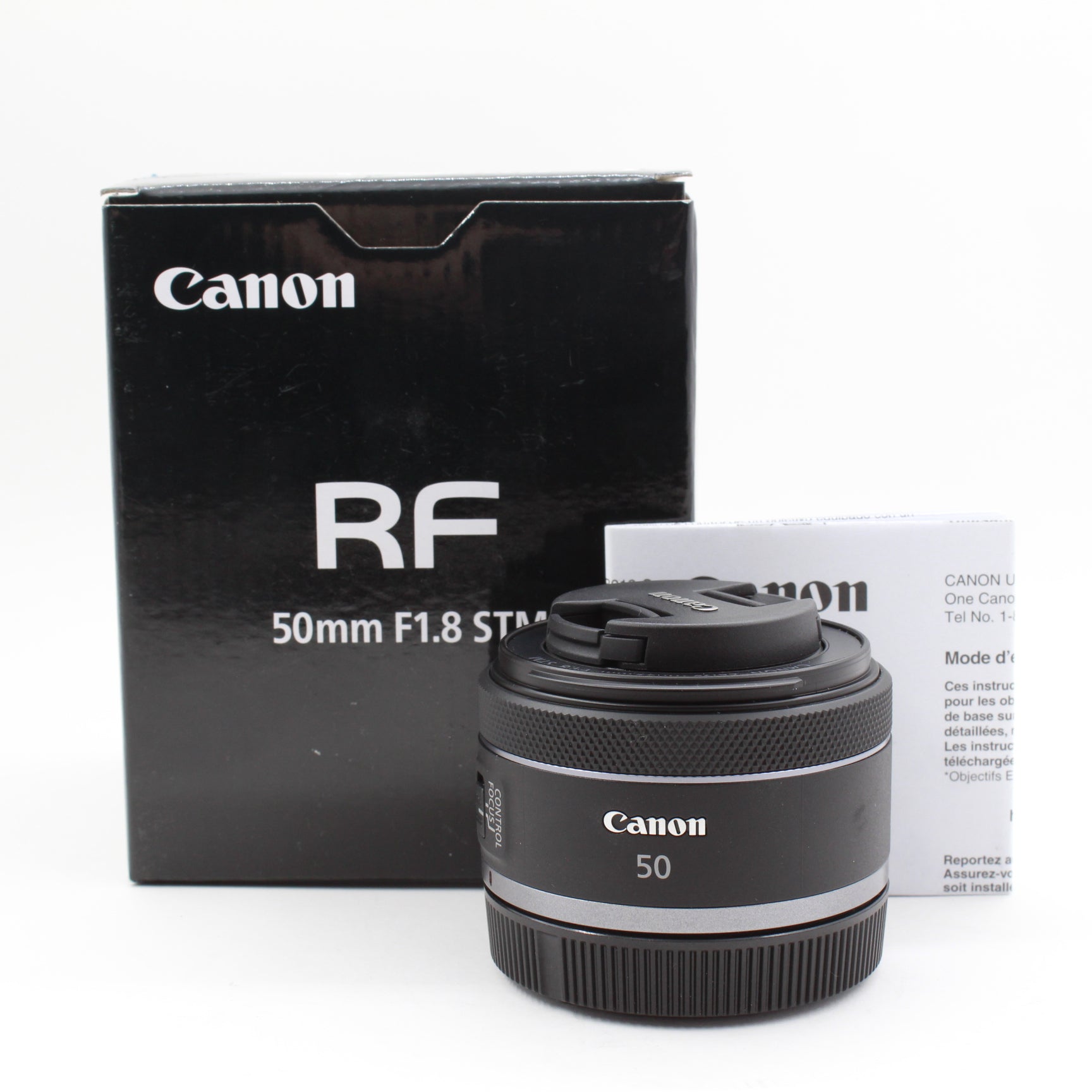 Open Box Canon RF 50mm f/1.8 STM Lens - Premium Fast Prime Lens for Portraits & Low Light Photography | Perfect for EOS R Cameras