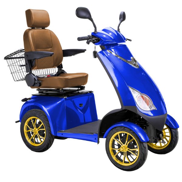 Premium Platinum Bariatric 4-Wheel Mobility Scooter for Heavy Adults - Heavy Duty Electric Wheelchair for Indoor & Outdoor Use - Ideal for Shopping, Travel, and Daily Mobility Assistance