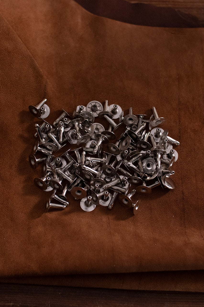 Hollow Rivet KØ13.0 x L14.0 mm Iron/Nickel - Heavy Duty Fasteners for Metal Fabrication, Automotive & Industrial Applications