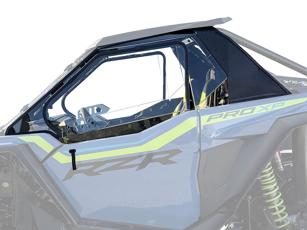 2025+ Polaris RZR Pro XP & Pro S Polycarbonate Upper Door Kit 252410 - Durable Off-Road Protection for UTV Adventures & Trail Riding