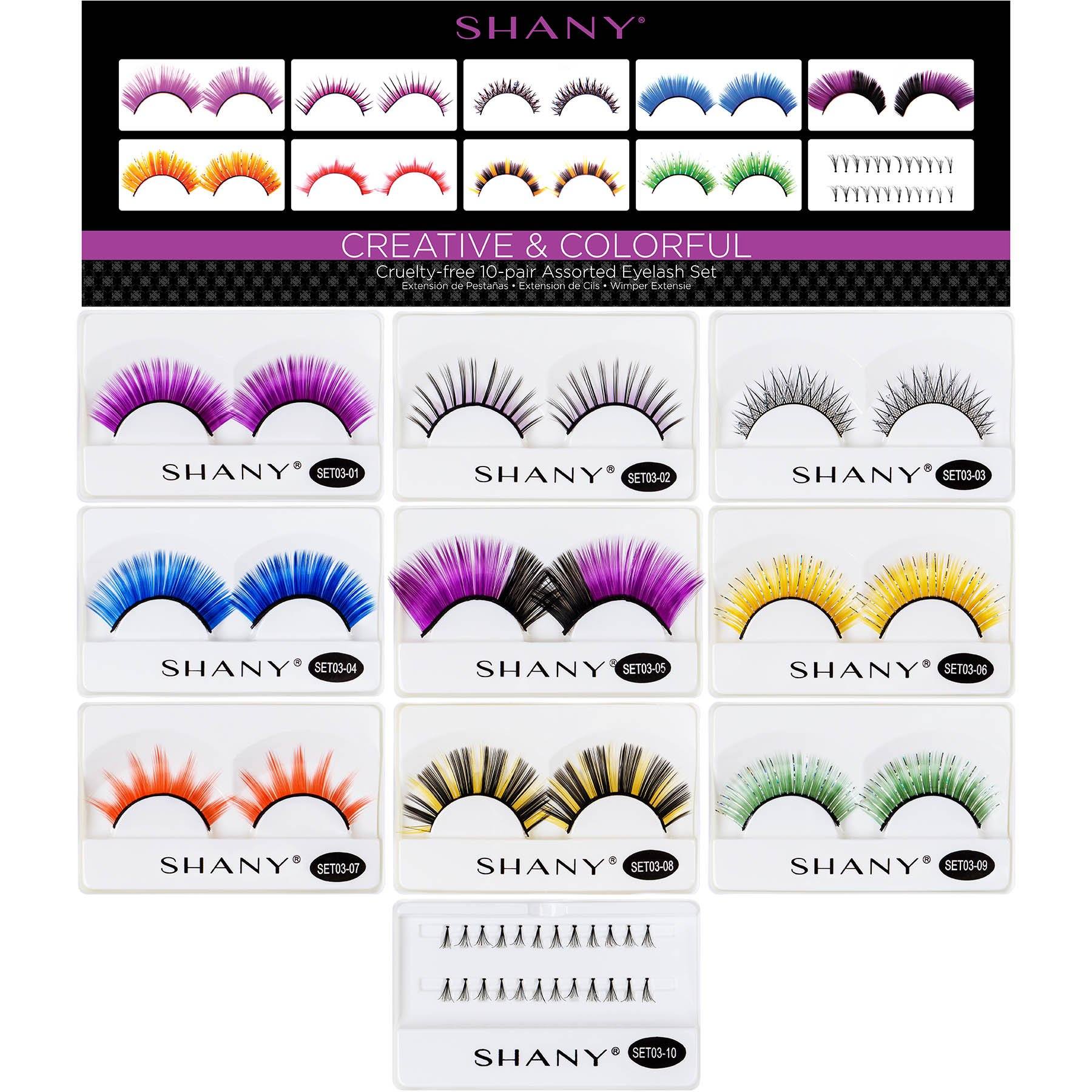 10 Pairs Reusable False Eyelashes Set - Natural & Dramatic Lashes for Day & Night Makeup - Perfect for Parties, Weddings, and Special Occasions