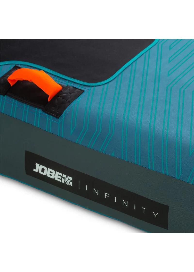 Jobe Infinity Switch 2-Person Towable Tube - Heavy Duty Inflatable Water Tube for Boating, Lake & Ocean Fun - Perfect for Family & Friends Water Sports Adventure
