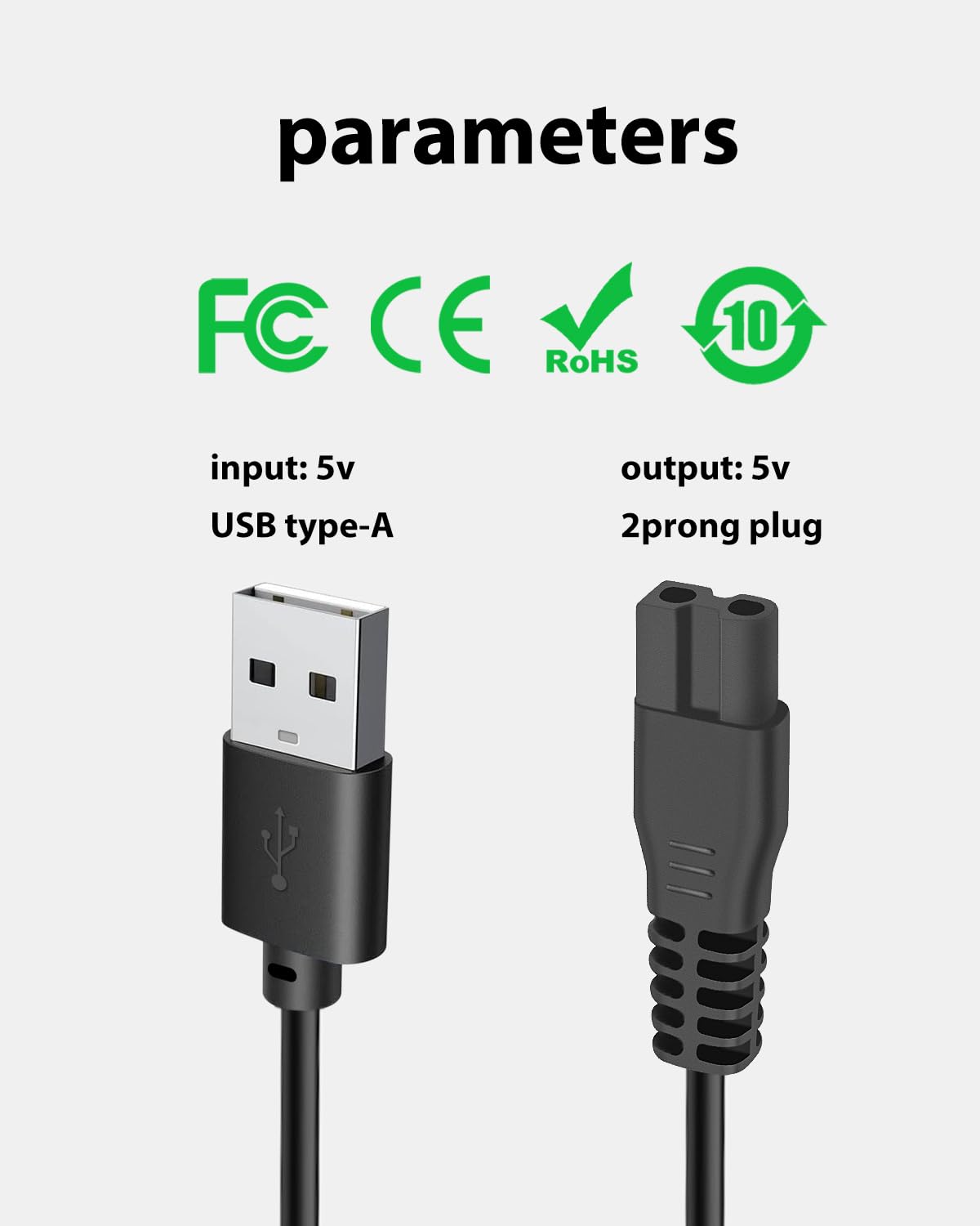 Original Title: 5V Charger Replacement Cable for MANSPOT Charging, wotdmu USB Charger Cord Compatible with MANSPOT Trimmer with 1 Cleaning Brush, 3.3ft Power Cord   Optimized Title: **MANSPOT Trimmer Replacement Charger Cable - 5V USB Power Cord (3.3ft) with Free Cleaning Brush - Compatible with MANSPOT Grooming Devices - Perfect for Home & Travel Use**