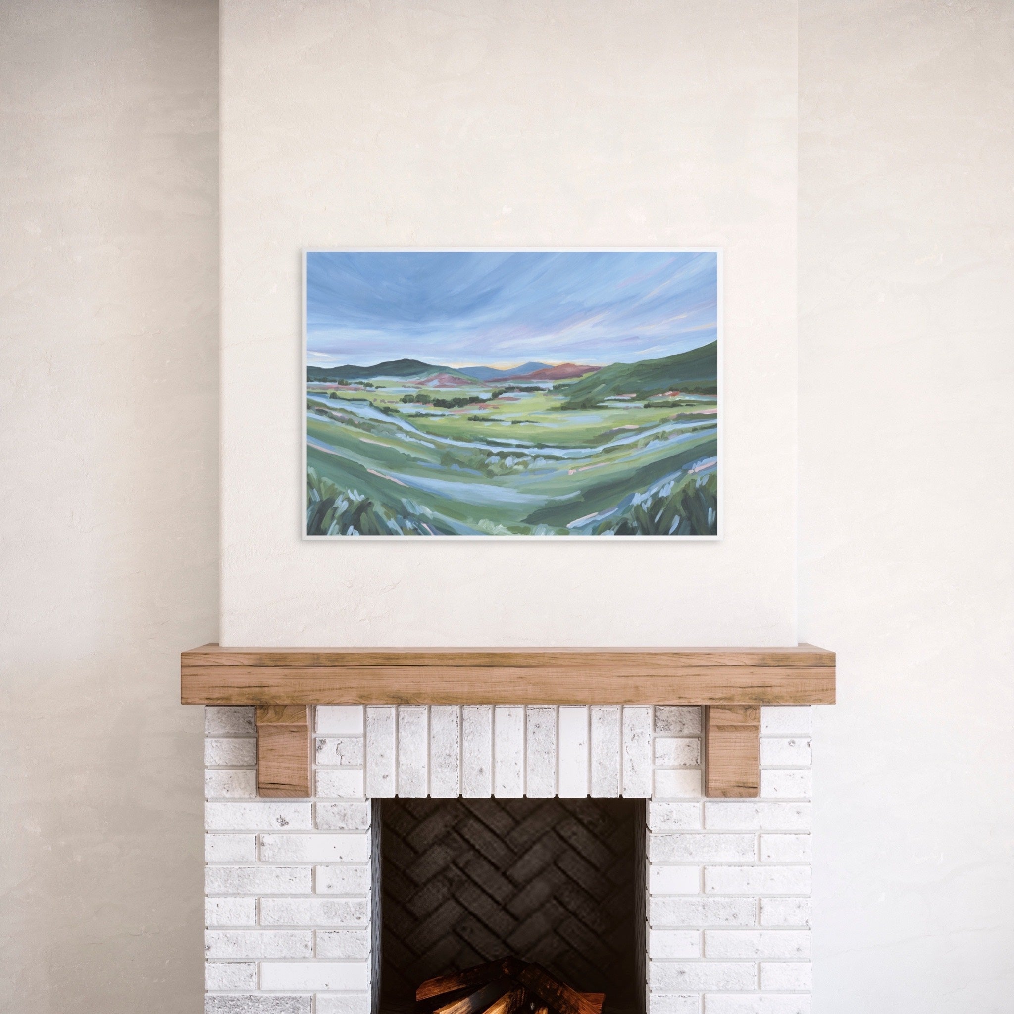 Loveland Art Print - Beautiful Wall Decor for Home, Office & Gifts - Perfect for Living Room, Bedroom & Interior Design