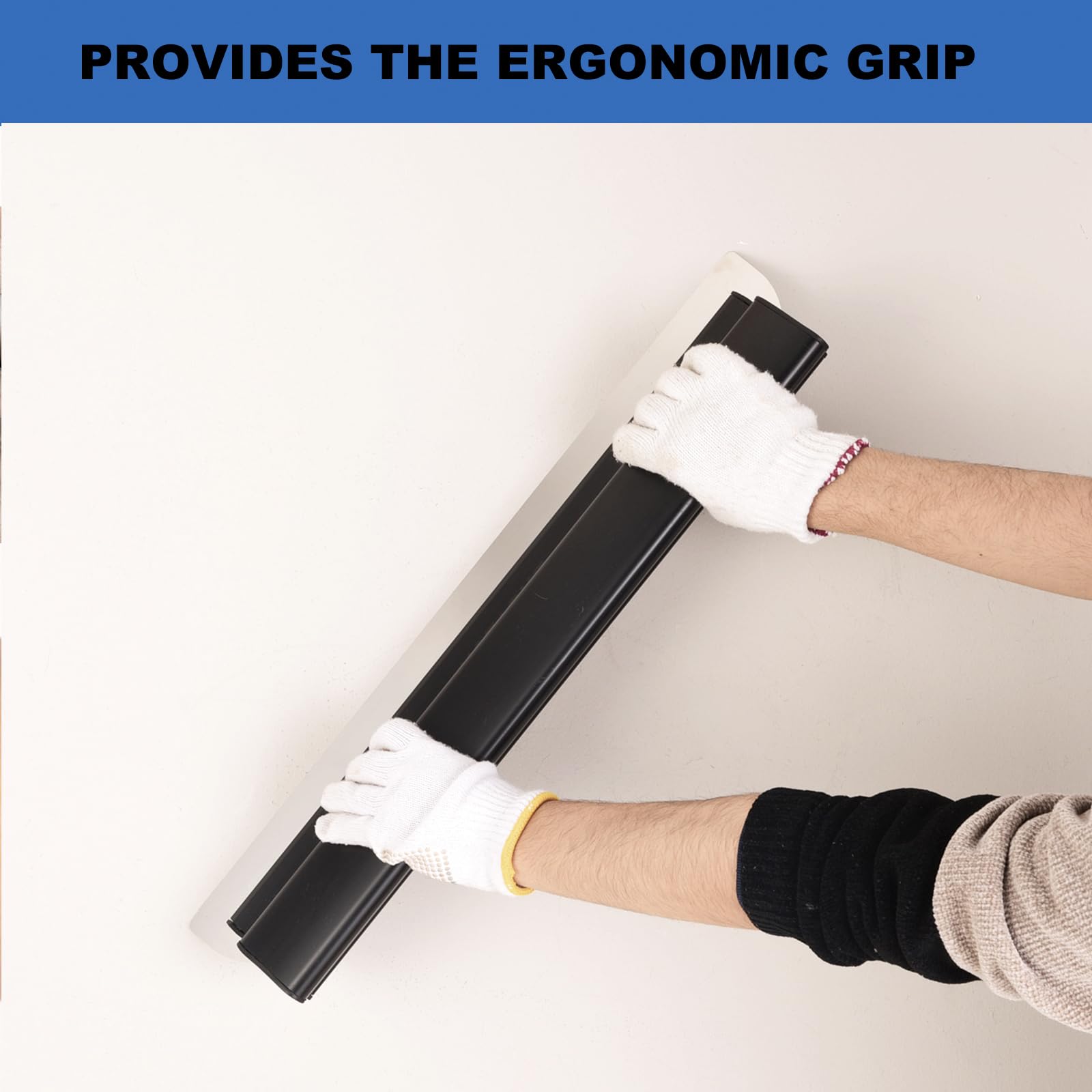 Professional Drywall Skimming Blade Set with Extension Handle - 10