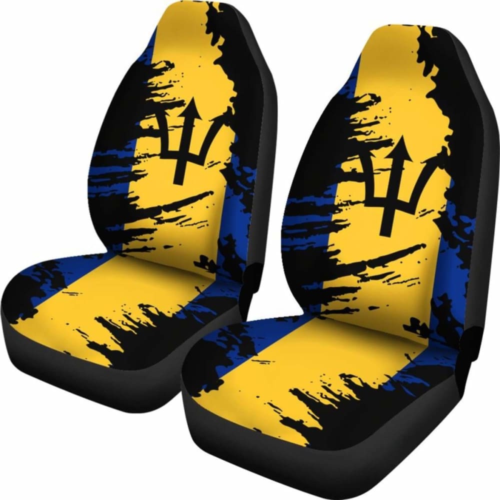 Premium Barbados Painting Car Seat Cover - Universal Fit for Most Vehicles (72