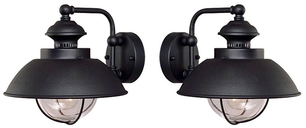 2 Pack Outdoor Wall Light with One Light - Durable & Weatherproof for Porch, Patio, and Garden Lighting