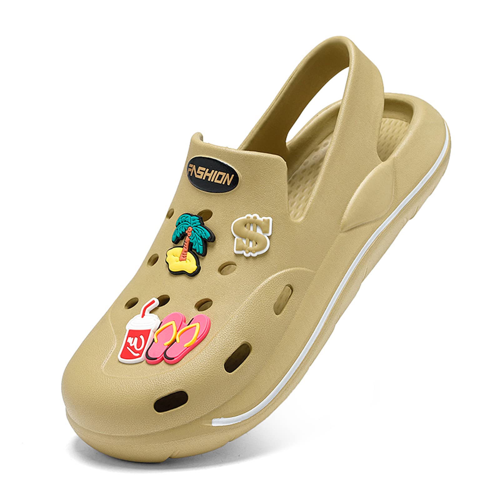 Breathable Unisex Garden Clogs - Comfortable Slip-On Beach Sandals for Women & Men | Perfect for Summer, Gardening, Poolside & Outdoor Activities
