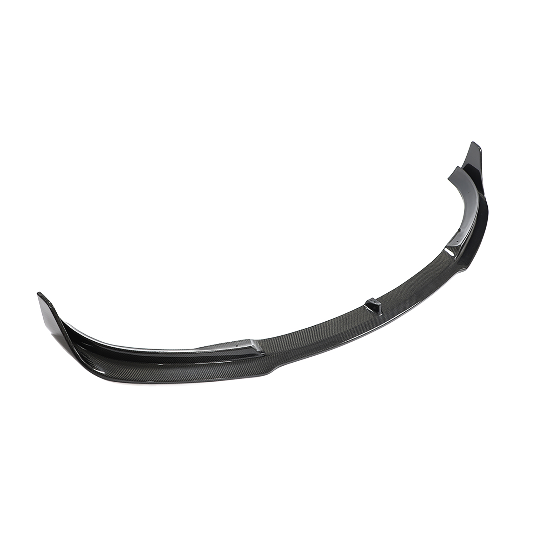 Premium Real Carbon Fiber V-Style Aero Front Lip Spoiler for Tesla Model 3 (2017-2023) - Enhance Style & Aerodynamics for Street & Track Performance