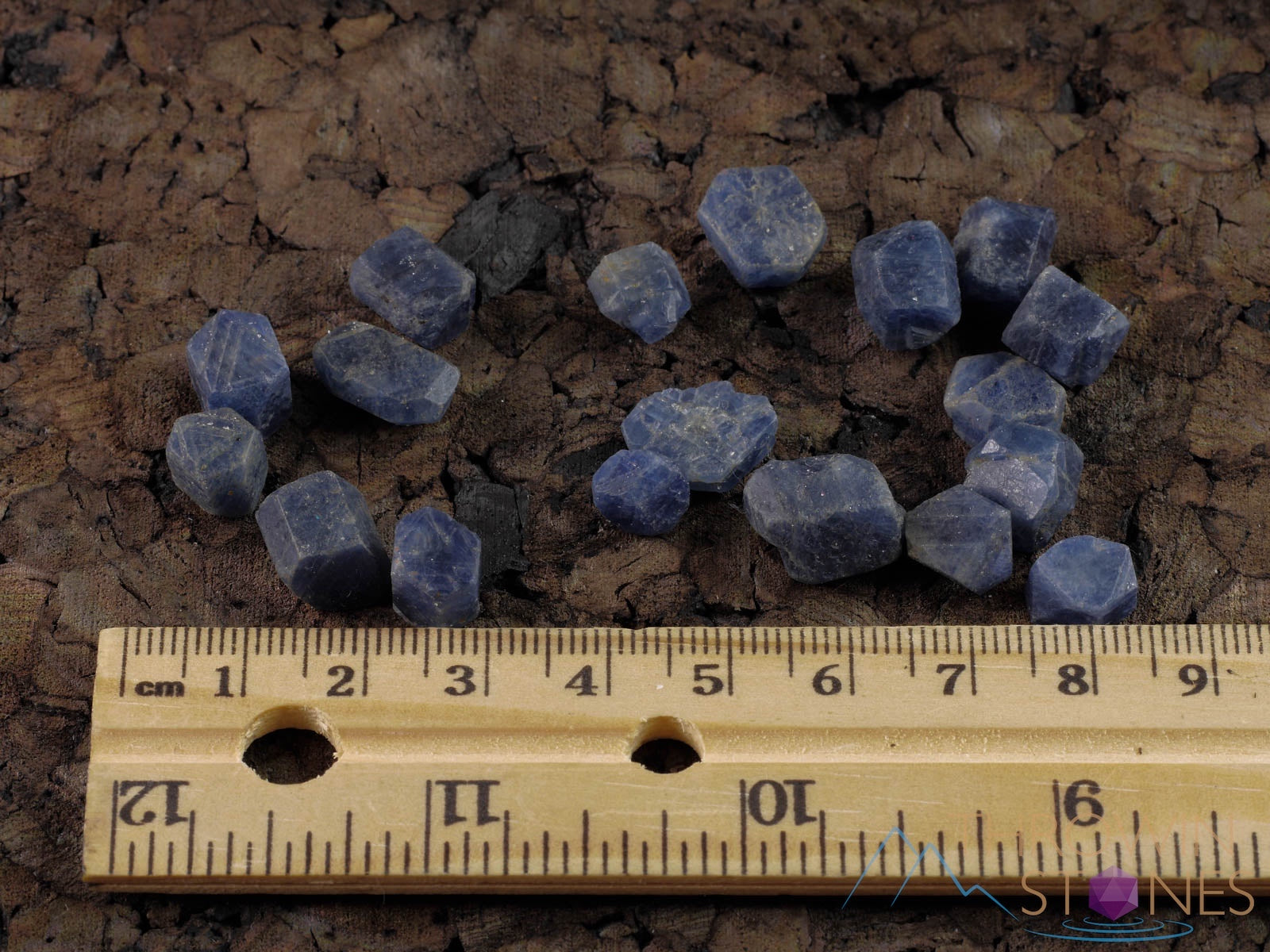 Natural Raw Blue Sapphire Crystal Chips - Small Gemstone Pieces for Jewelry Making, Birthstone Collection, Mineral Specimens (E1519) | Perfect for DIY Crafts, Healing Crystals & Mineral Displays
