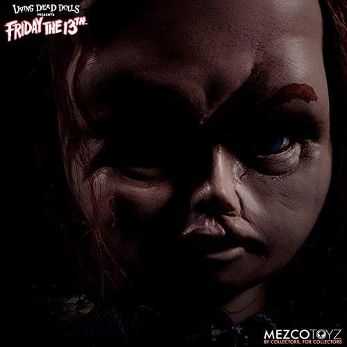 Mezco Toyz Living Dead Dolls Friday The 13th Part II Jason Voorhees Deluxe Action Figure - Horror Movie Collectible for Display & Halloween Decor