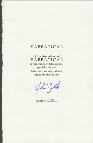 John Barth Signed Book Page - Collectible Author Autograph for Literary Fans & Book Lovers - Perfect for Framing, Display, and Gifts