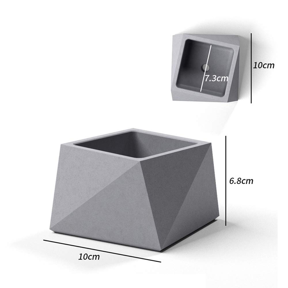 Handmade Geometric Concrete Planter Mold for Succulents & Flowers | DIY Home Decor Craft Tool | Perfect for Indoor Planters, Wedding Centerpieces & Garden Decor