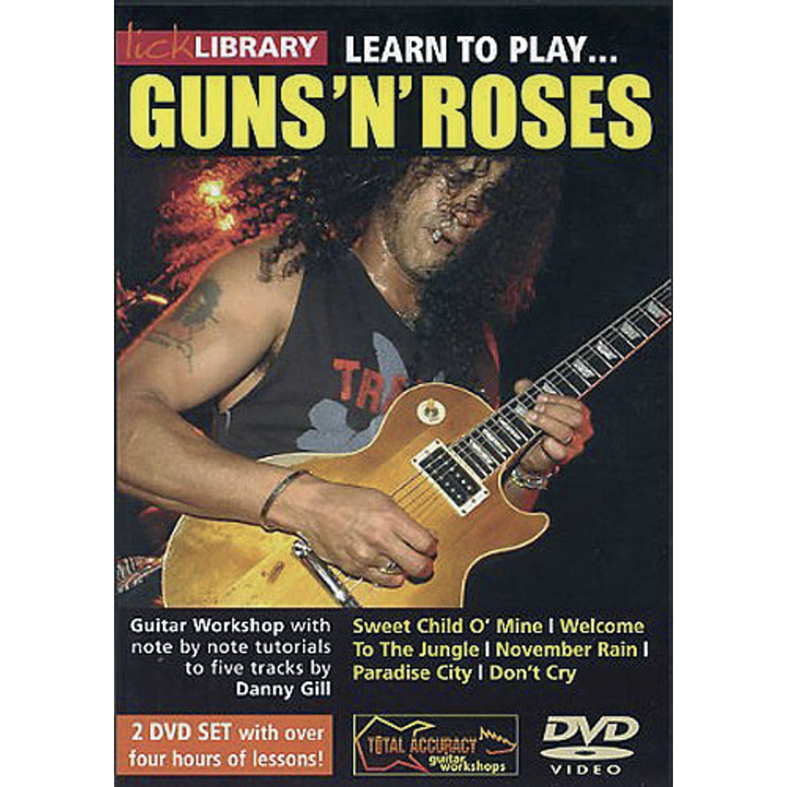 Learn to Play Guns N' Roses Songs - Complete Electric Guitar Lesson Book for Beginners | Perfect for Home Practice, Music Classes & Rock Band Performances