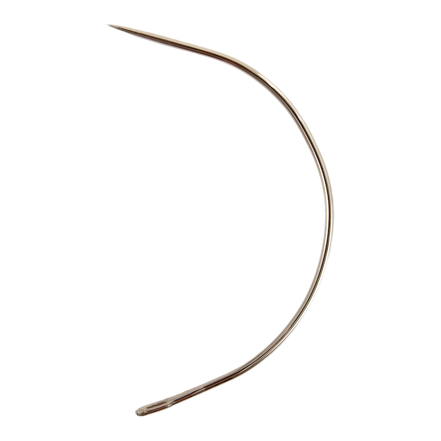 20Pcs Cetornie C-Shaped Hair Weaving Needles for Hair Extensions - Professional Curved C Needles for Seamless Weaves & Extensions (Great for Salons, DIY Styling & Hair Replacement)