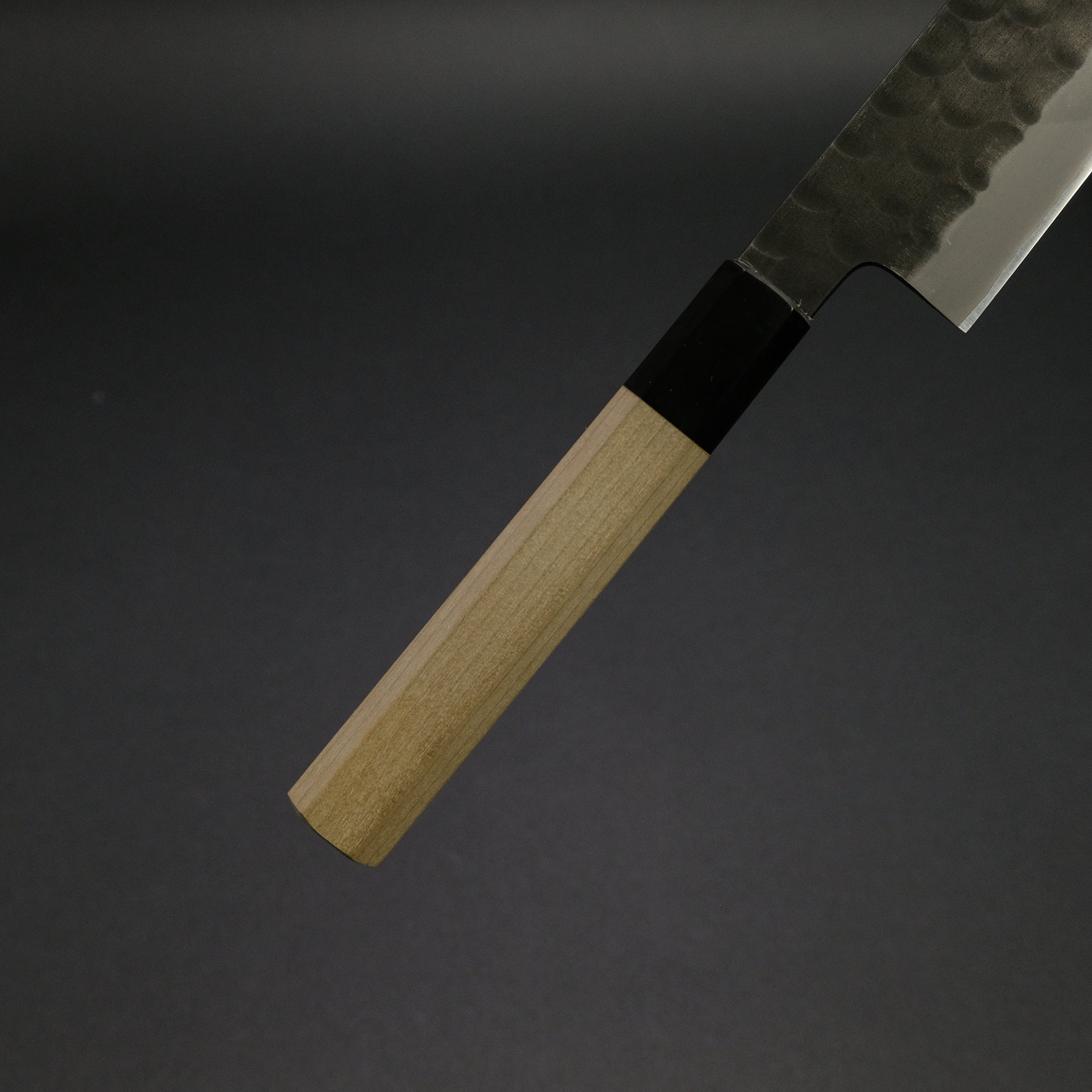 Premium Mutsumi Blue Super Kurouchi Tsuchime Sujihiki 270mm Japanese Chef Knife with Ho Wood Handle - Perfect for Slicing Sashimi, Meat & Sushi Preparation