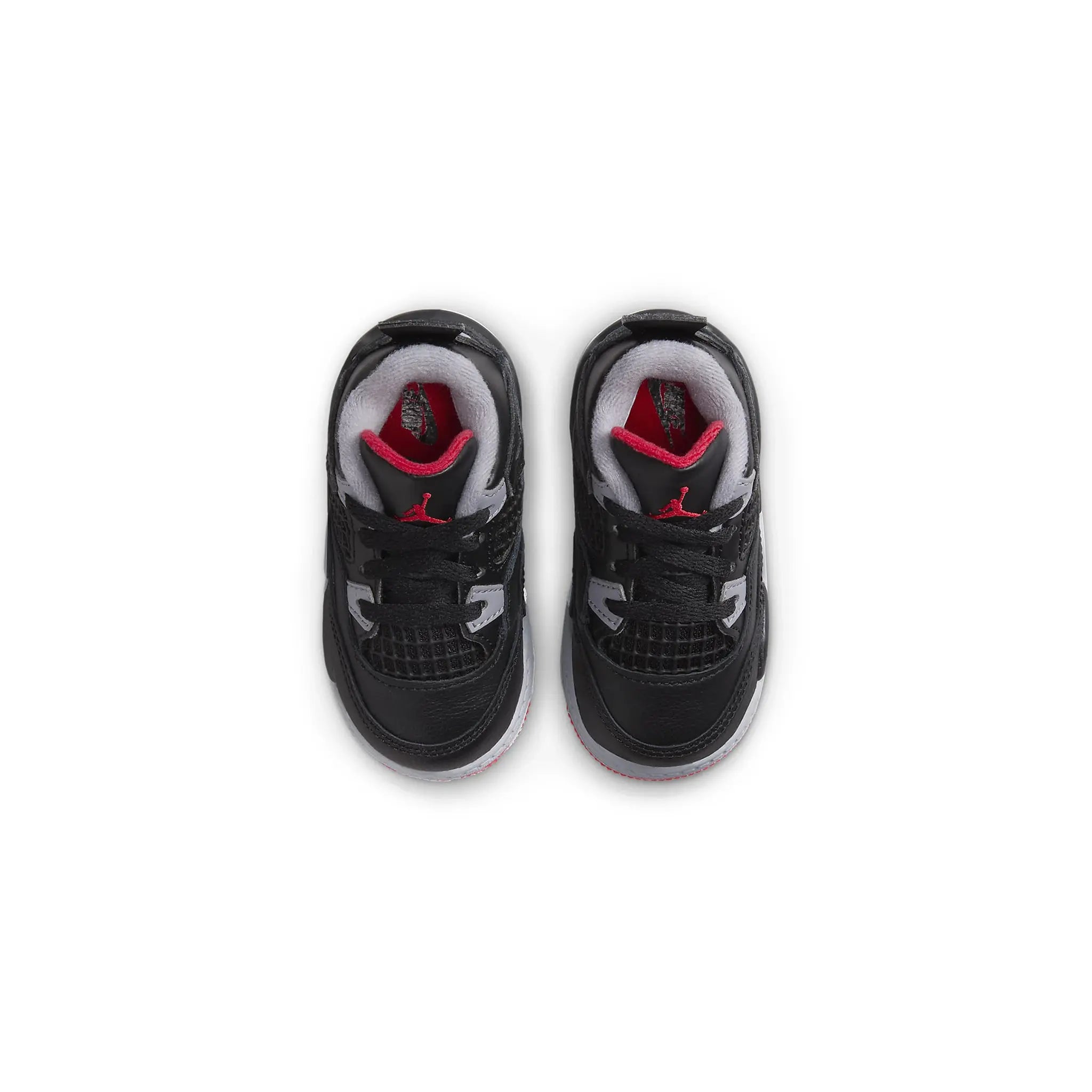 Original Air Jordan 4 OG Bred Reimagined (TD) - Retro Basketball Shoes for Men & Women - Perfect for Streetwear & Sneaker Collectors - Ideal for Casual Wear, Sports & Fashion Outfits