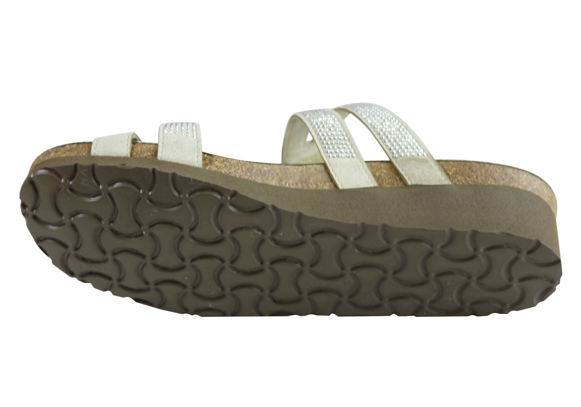 Naot Ainsley Women's Leather Comfortable Cushioned Sandals Slides - Perfect for Summer Walking, Beach Vacation & Casual Outfits