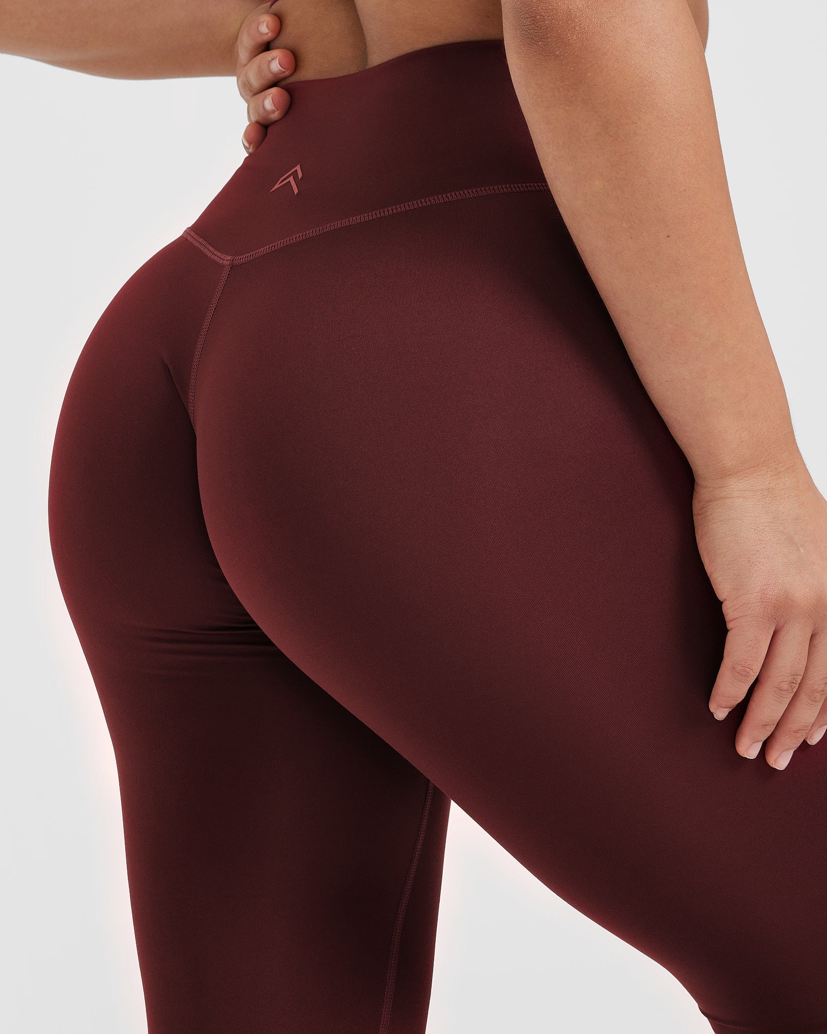 Timeless High Waisted Leggings for Women - Mulled Wine Color Yoga Pants with Pockets | Perfect for Yoga, Workout, Running and Everyday Wear