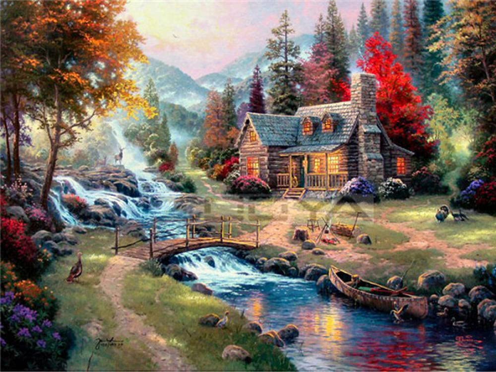 2000 Piece Wooden Jigsaw Puzzle for Adults & Teens - Landscape Scenery, Challenging Family Board Game for Home & Party Entertainment