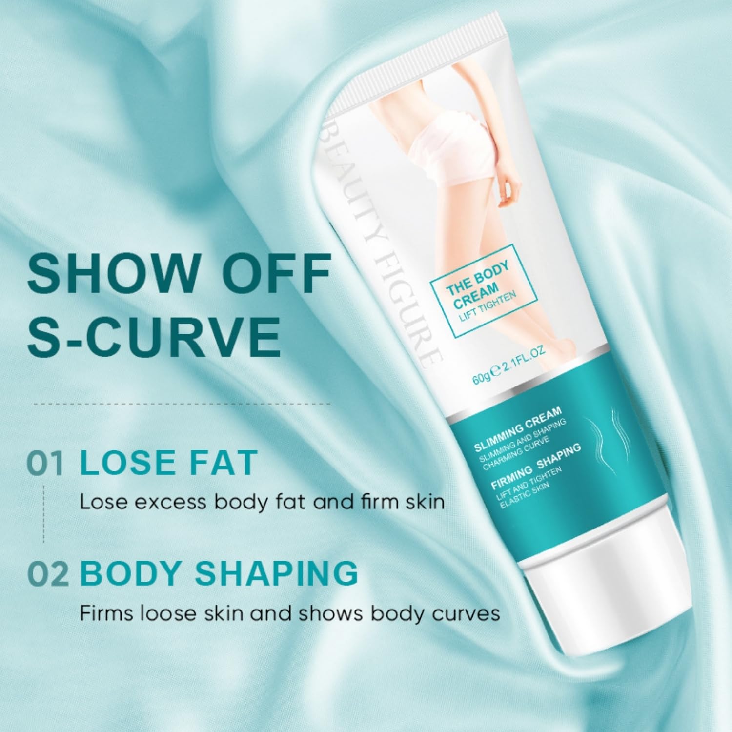 Premium Multi-Effect Body Massage Cream - Firming, Moisturizing & Skin Tightening Beauty Cream for Cellulite Reduction & Body Contouring | Perfect for Post-Workout Recovery, Spa Days & At-Home Self Care Routines