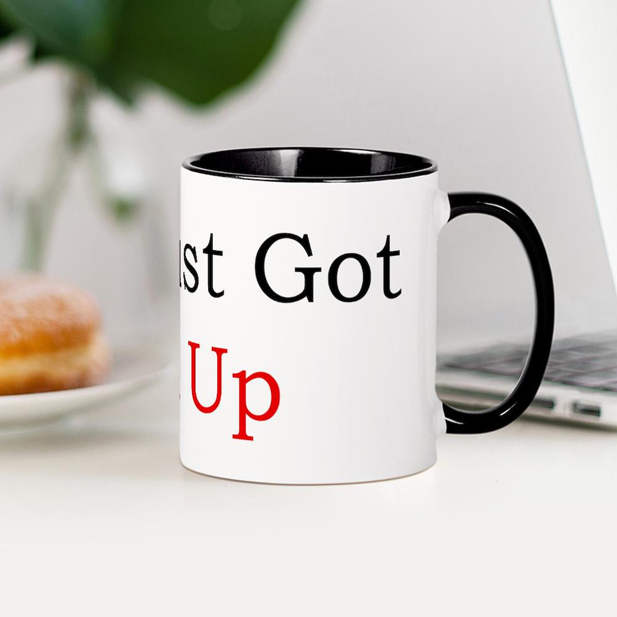 Litt Up Mugs 11 oz (325 ml) Ceramic Coffee Cup - Funny Novelty Coffee Mug for Tea, Hot Chocolate & Office Use - Perfect Gift for Coworkers & Coffee Lovers