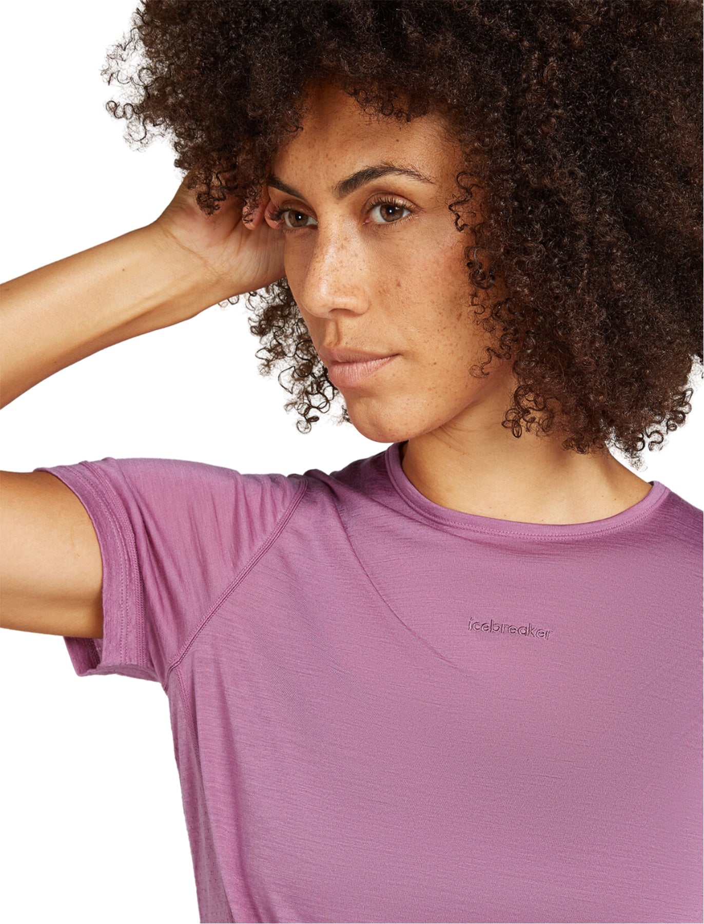 125 ZoneKnit Energy Wind Merino Blend Short Sleeve T-Shirt for Women - Breathable & Moisture-Wicking Activewear for Running, Hiking & Outdoor Sports