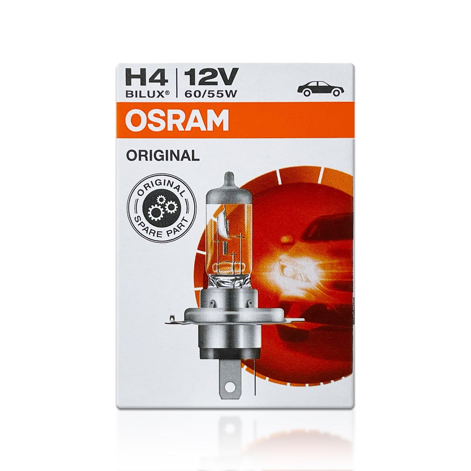 Osram 64193 OEM BILUX Original Standard Halogen Bulbs (Pack of 10) - H4 HB2 Replacement for Car Headlights, Fog Lights & Off-Road Vehicles