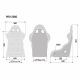 Sparco Pro 2000 FIA Approved Racing Seat QRT FIA8856 - High Performance Bucket Seat for Track & Drift Cars | Perfect for Motorsports, Sim Racing & Automotive Enthusiasts
