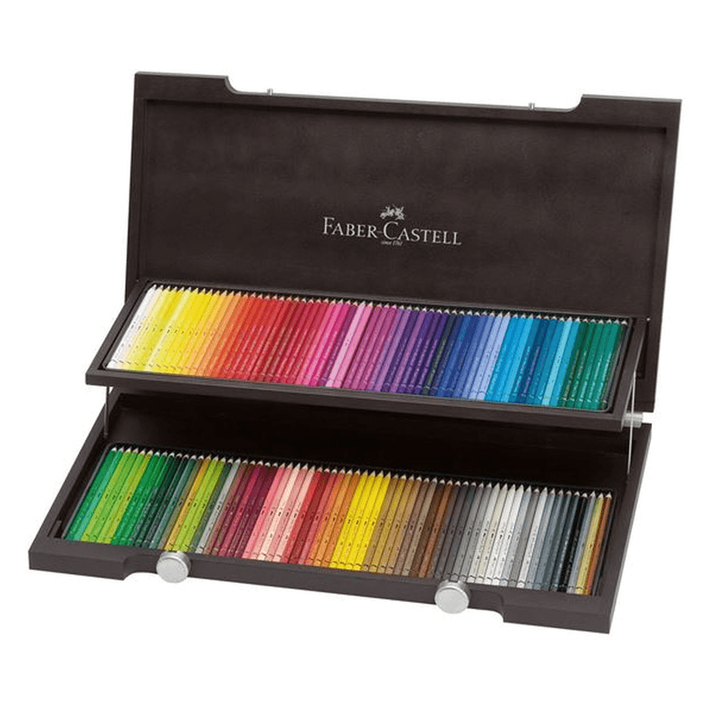 Faber-Castell Albrecht Durer Watercolor Pencils Set of 120 - Premium Artist Colored Pencils in Wooden Case for Professional Drawing, Sketching & Watercolor Painting