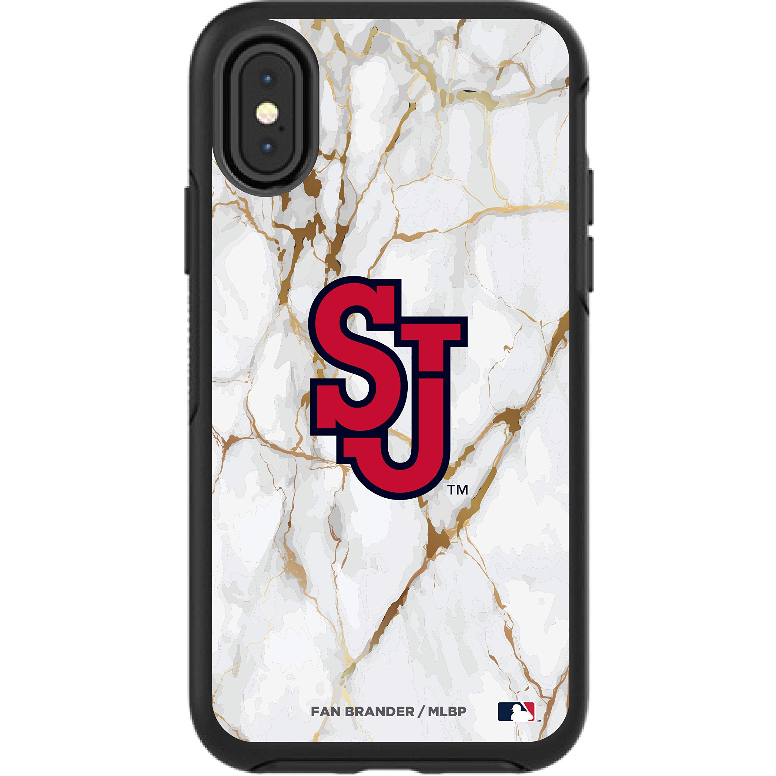 NCAA OtterBox Symmetry iPhone Case - White Marble Design for Apple iPhone | Durable Protection for Daily Use